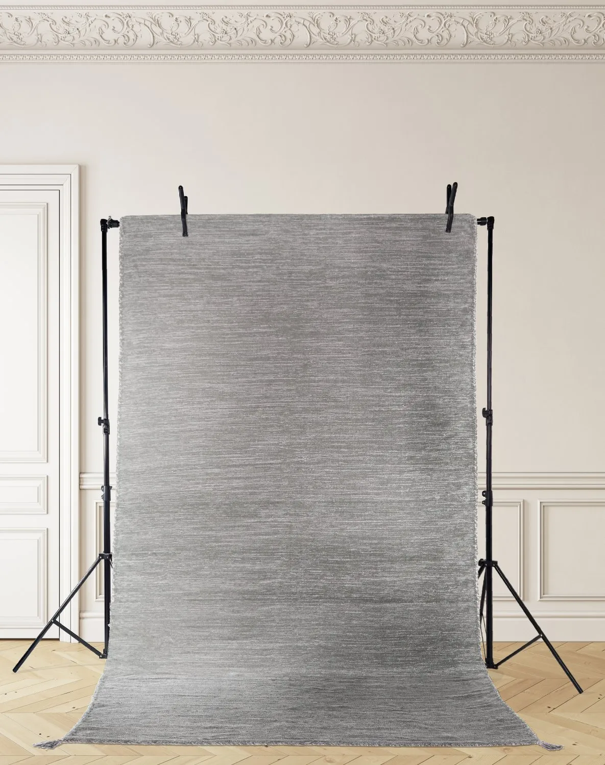 Tapis en coton - Monte (gris)