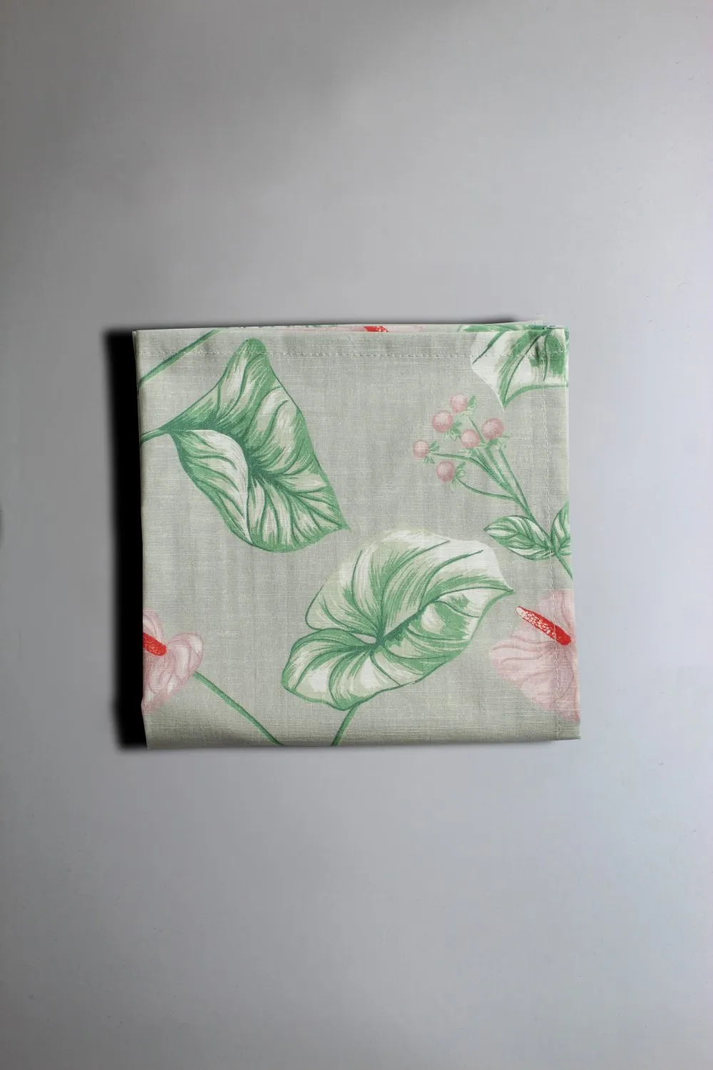 Serviettes en tissu - lot de 4 Adella (vert/violet)
