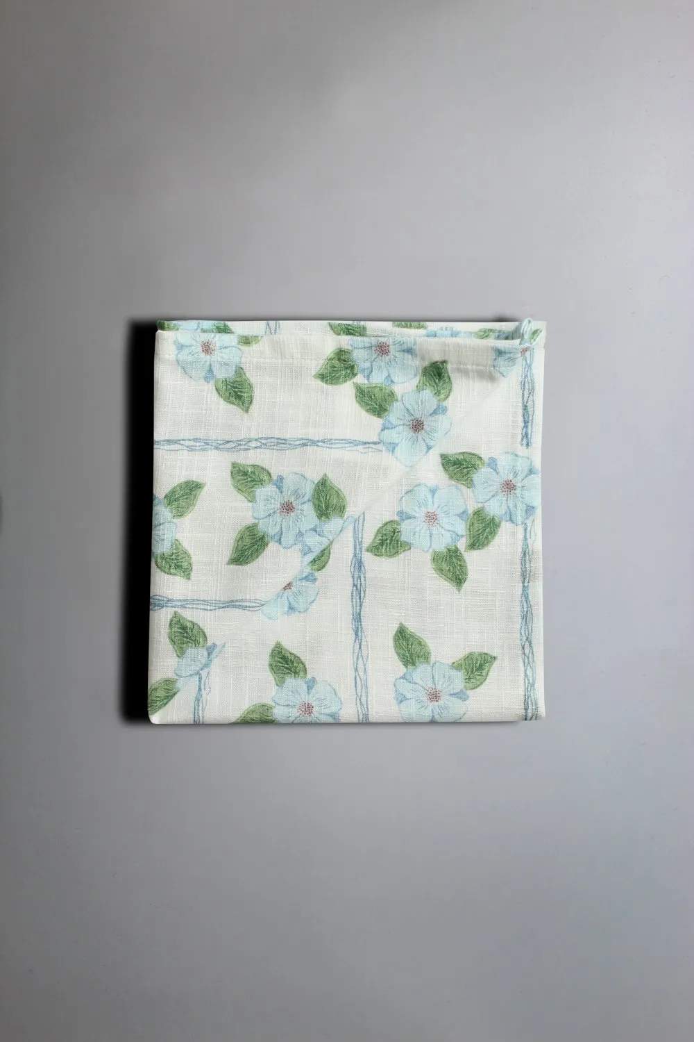 Serviettes en tissu - lot de 4 Anna-Lisa (bleu)