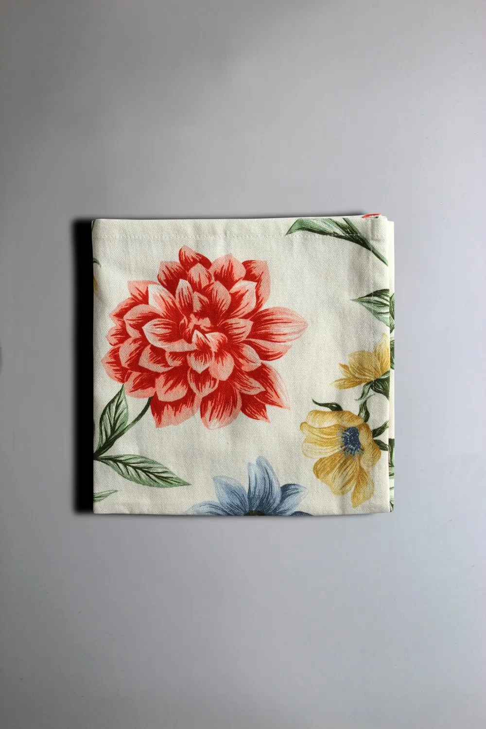 Serviettes de table en tissu - lot de 4 Dahlia (rouge)