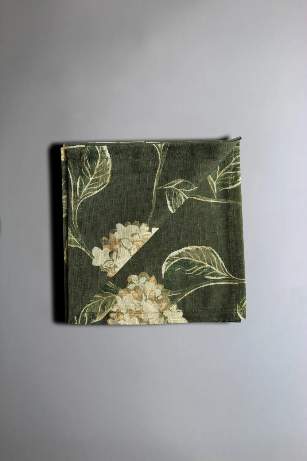 Serviettes de table en tissu - lot de 4 Dorthe (vert)