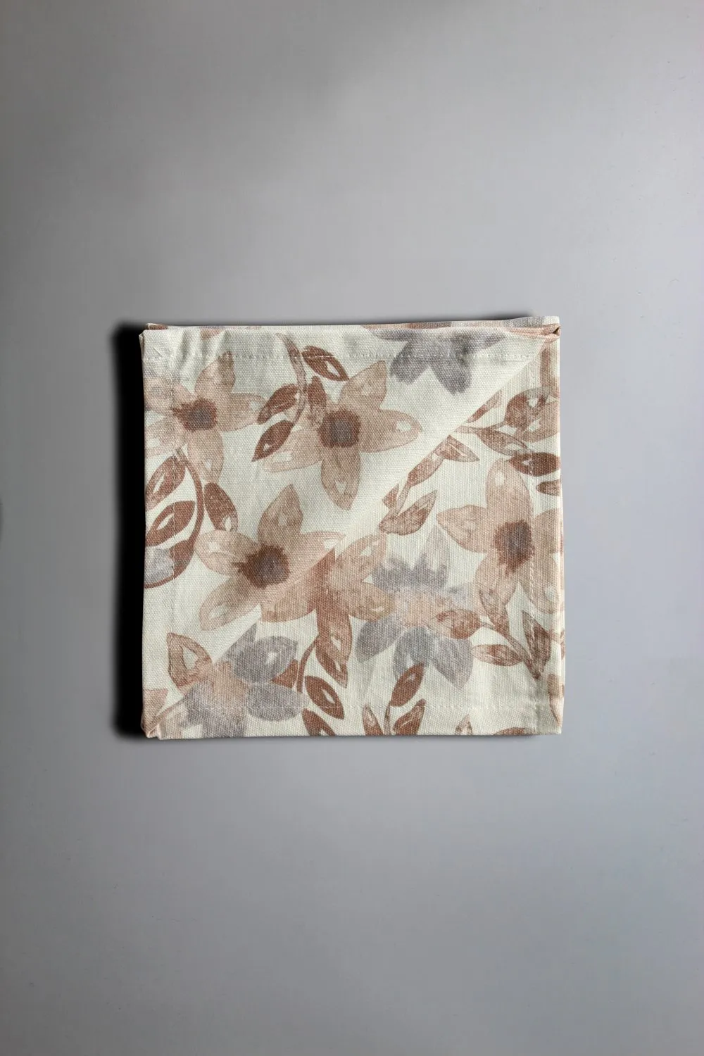 Serviettes de table en tissu - lot de 4 Petite (beige)