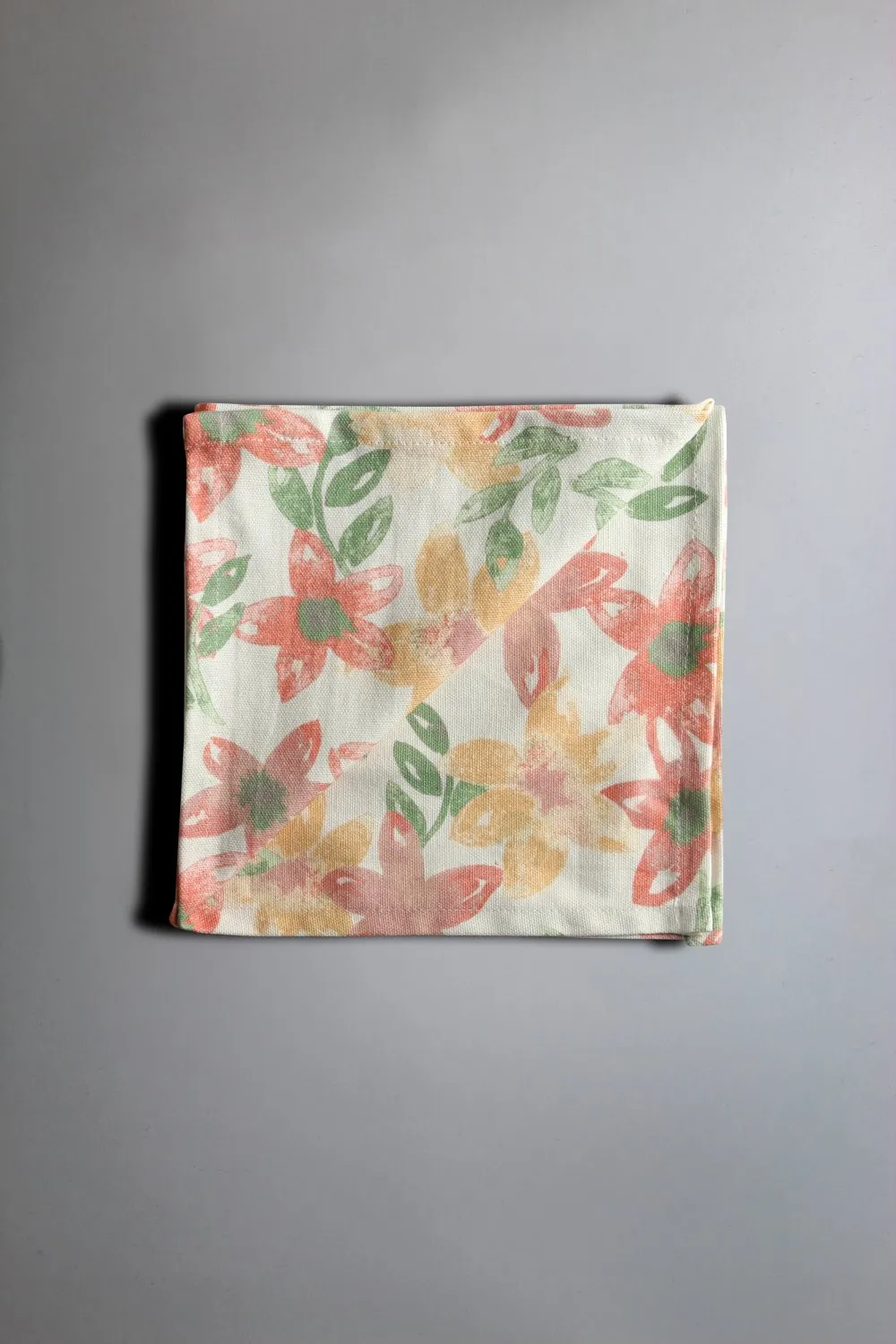 Serviettes de table en tissu - lot de 4 Petite (rose)