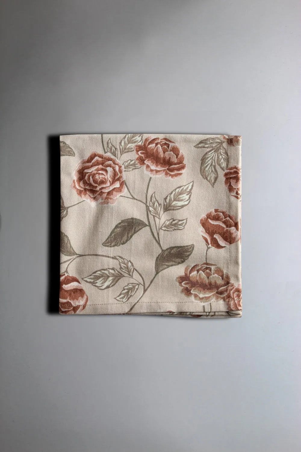 Serviettes de table en tissu - lot de 4 Wreath (rose)