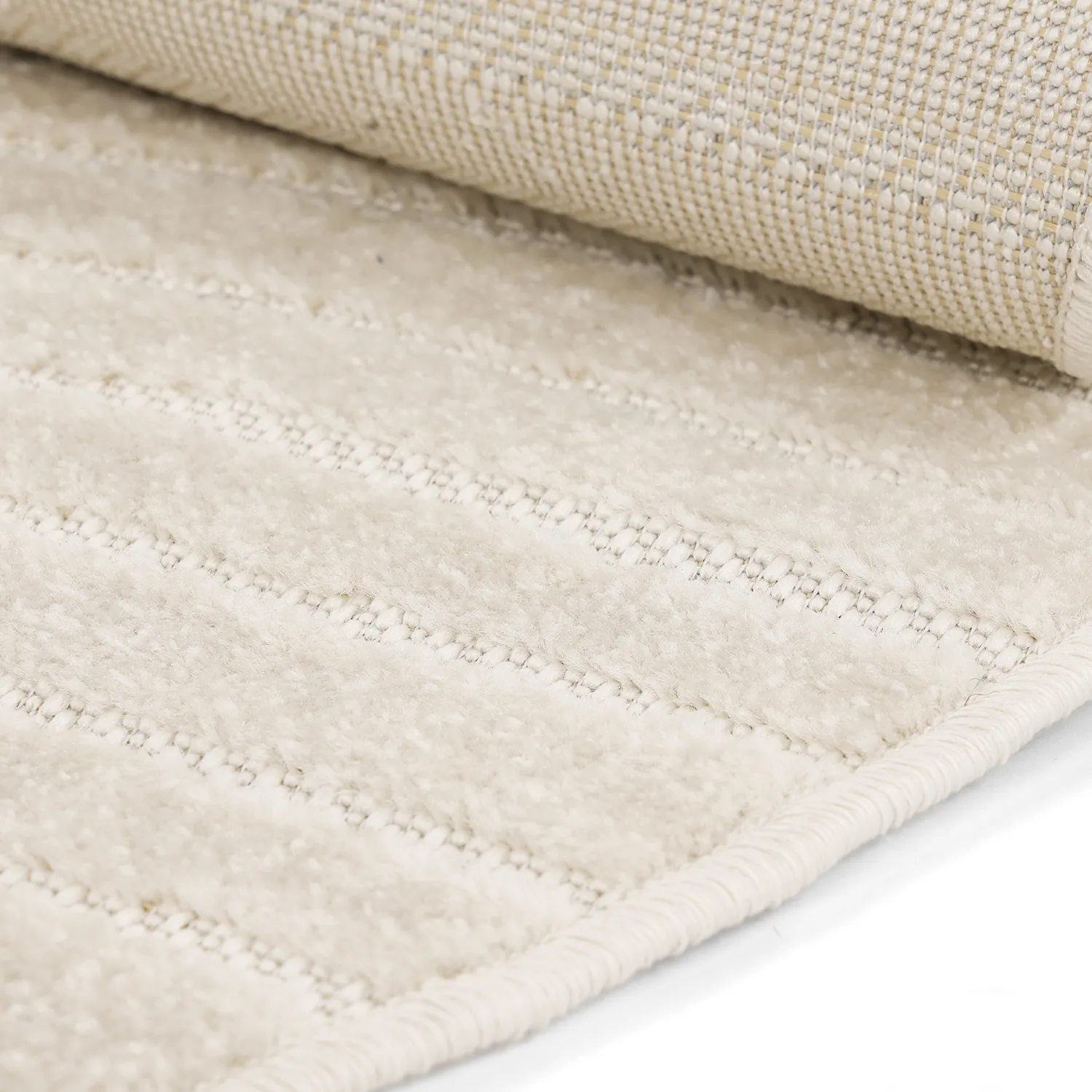 Tapis rond - Devon (crème)