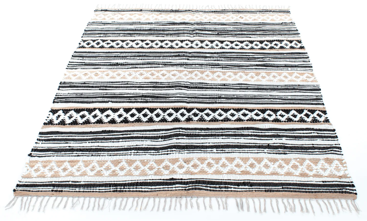 Tapis patchwork - Orissa (beige)