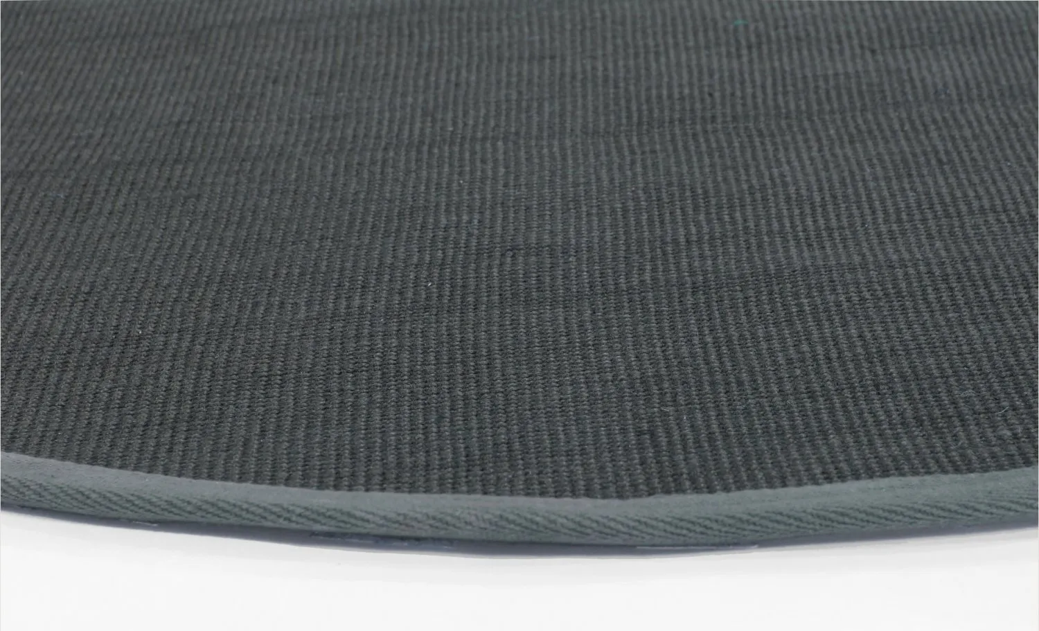Tapis rond (sisal) - Agave (gris foncé)