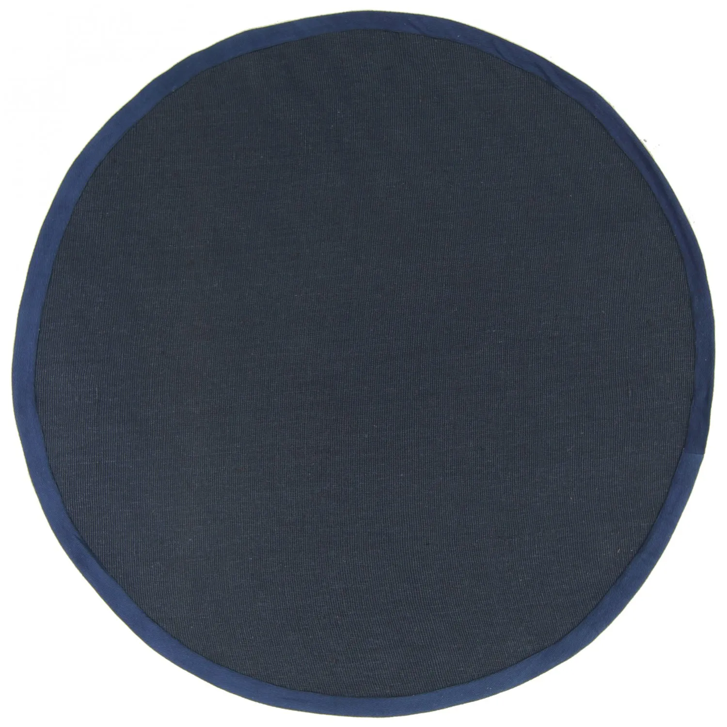 Tapis rond (sisal) - Agave (bleu foncé)