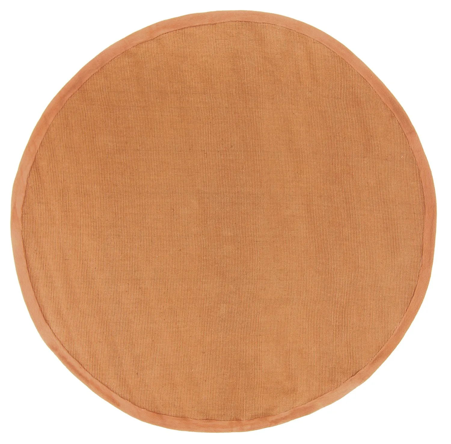 Tapis rond (sisal) - Agave (orange)
