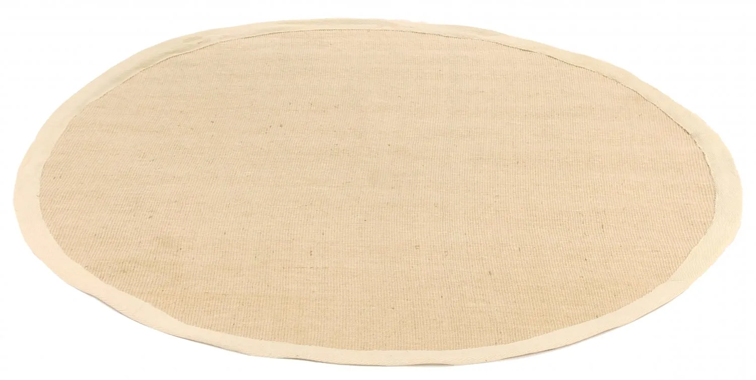 Tapis rond (sisal) - Agave (sable)