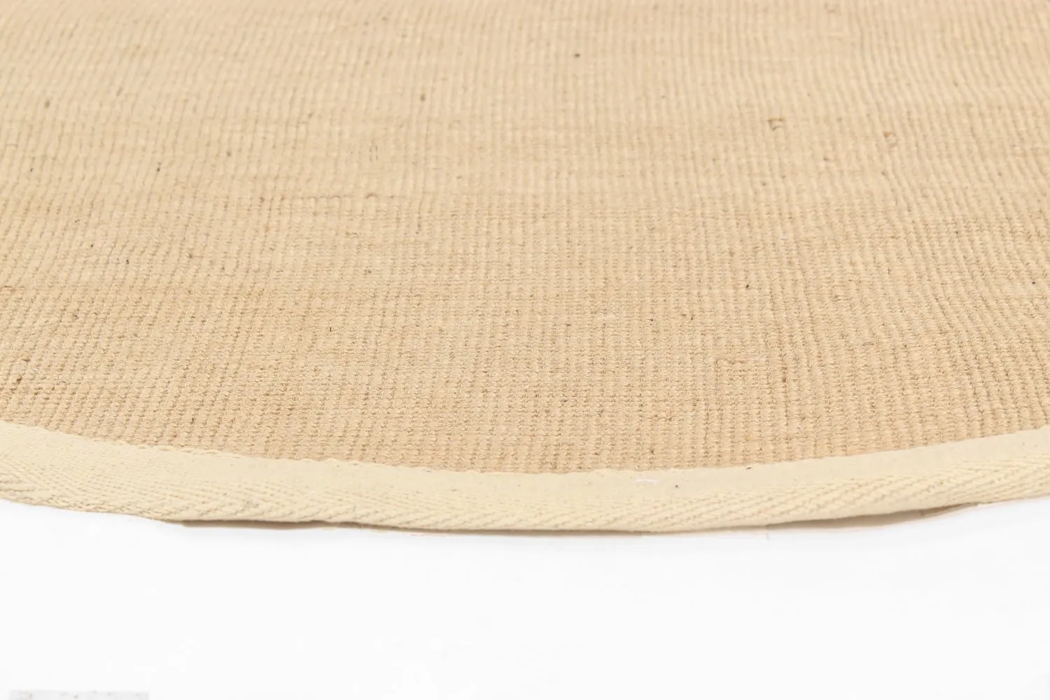 Tapis rond (sisal) - Agave (sable)