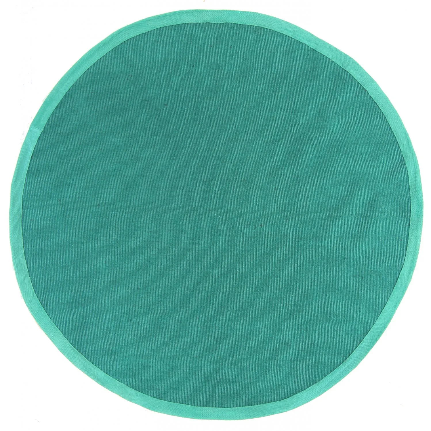 Tapis rond (sisal) - Agave (vert émeraude)