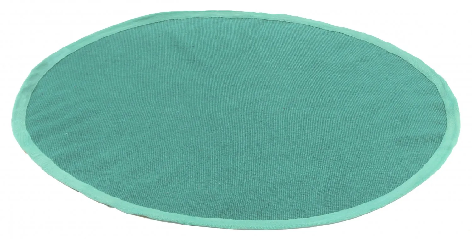 Tapis rond (sisal) - Agave (vert émeraude)