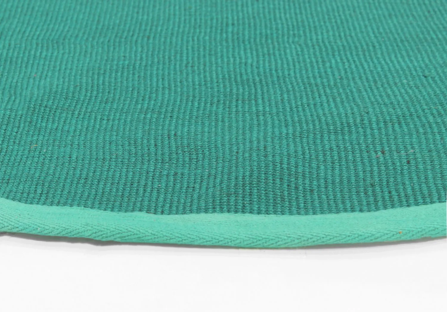 Tapis rond (sisal) - Agave (vert émeraude)