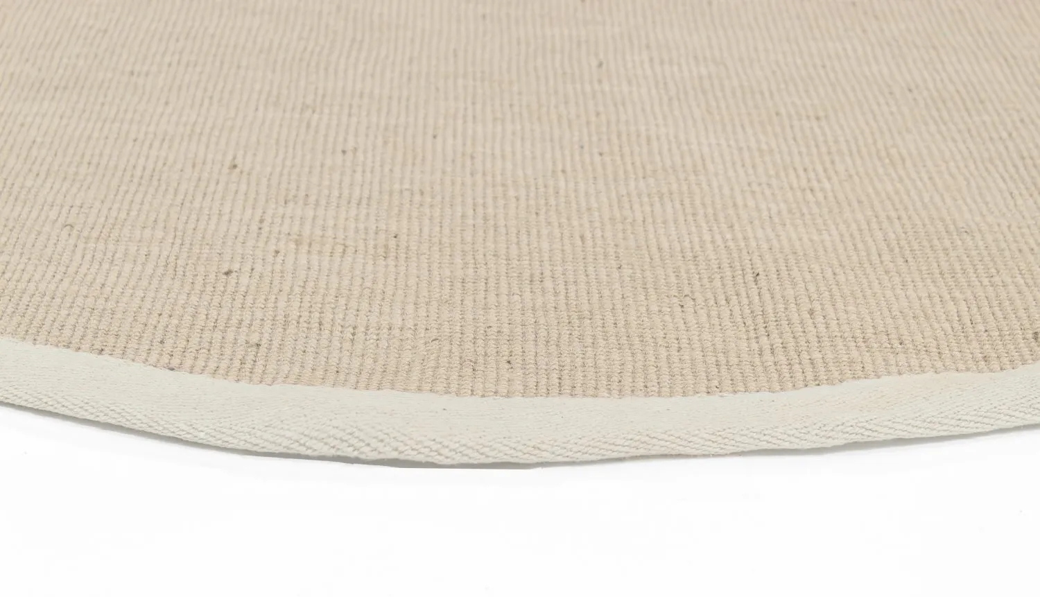 Tapis rond (sisal) - Agave (beige/gris)