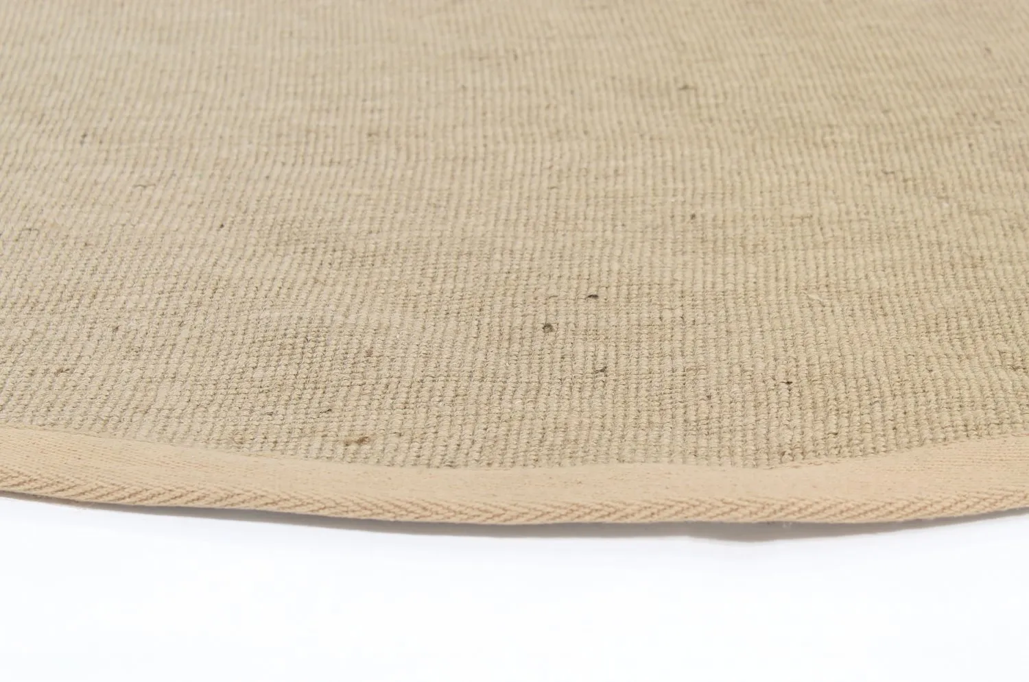Tapis rond (sisal) - Agave (taupe)