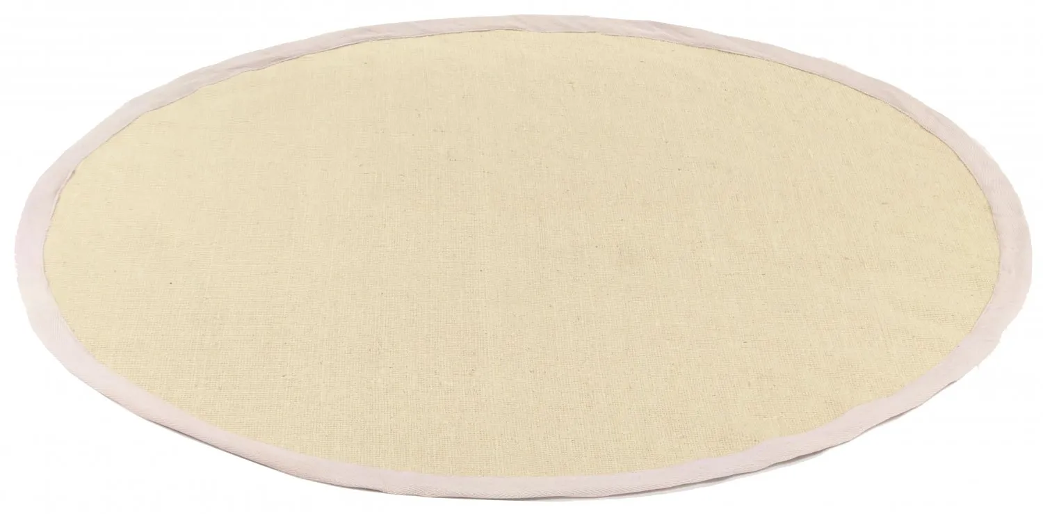 Tapis rond (sisal) - Agave (argent/gris)