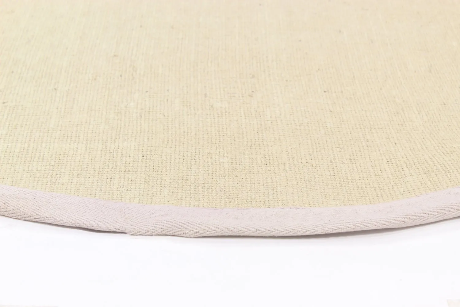 Tapis rond (sisal) - Agave (argent/gris)