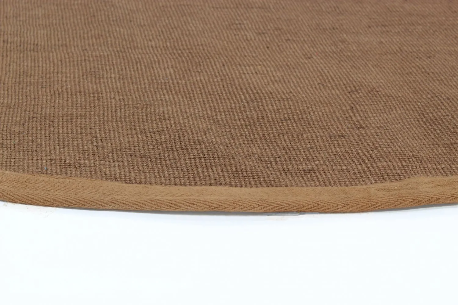 Tapis rond (sisal) - Agave (marron)
