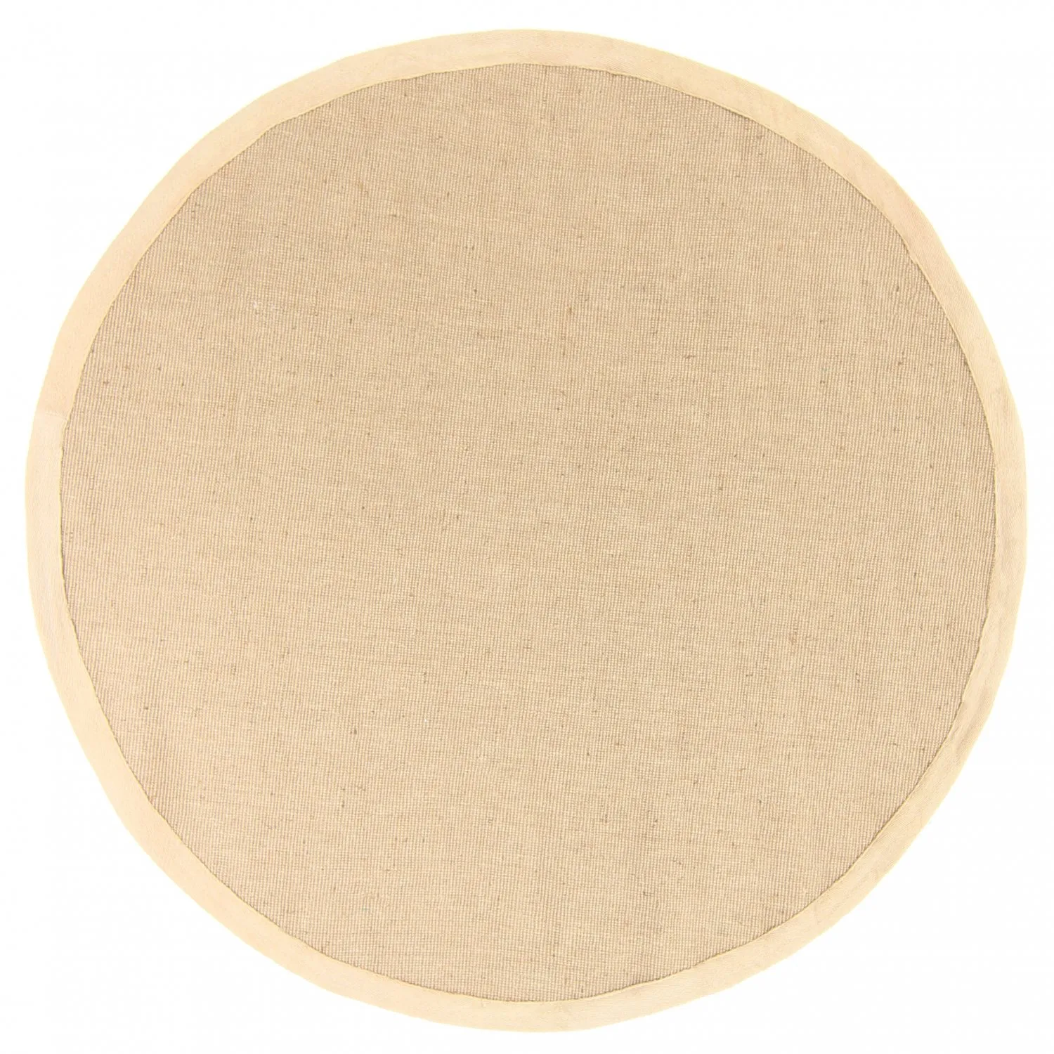 Tapis rond (sisal) - Agave (beige/beige)