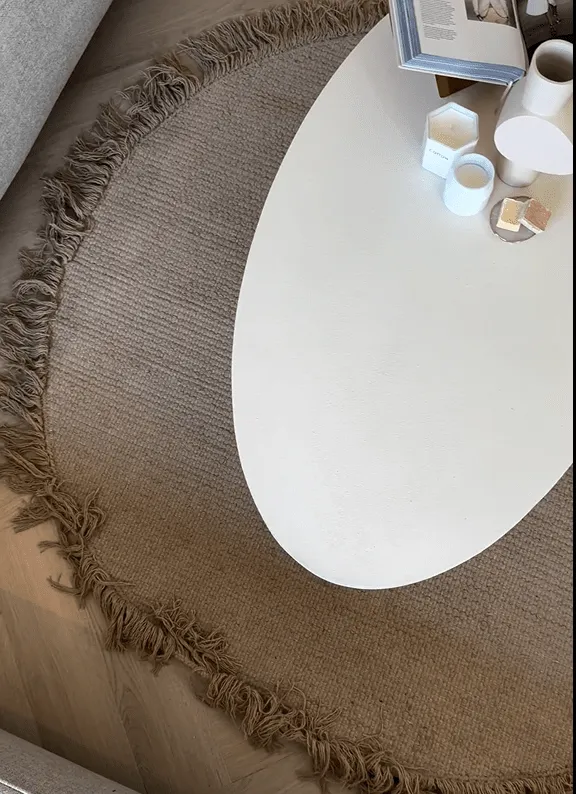 Tapis rond - Pike (beige)