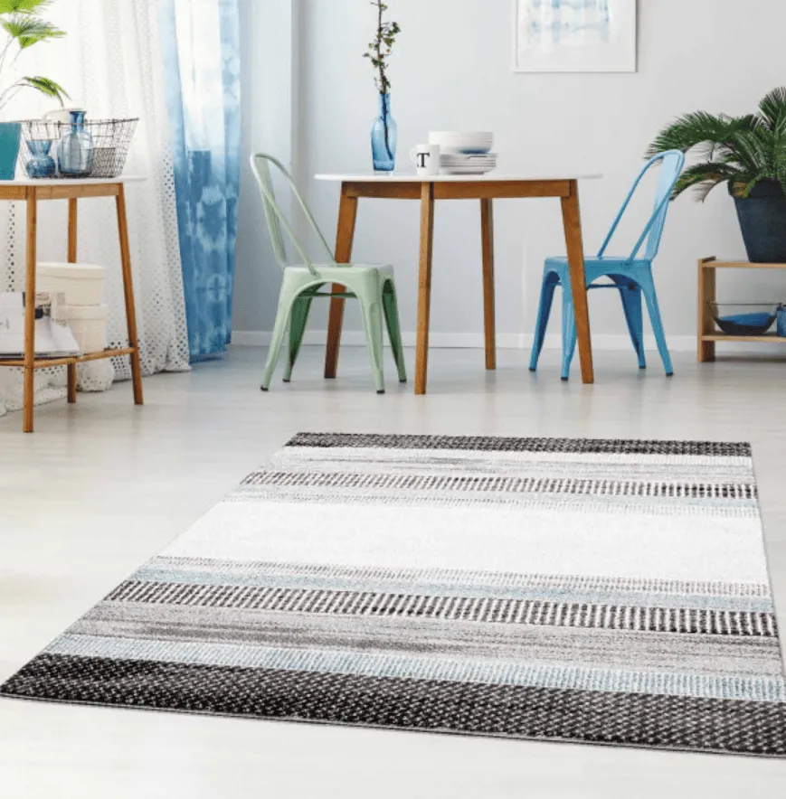 Tapis Wilton - Dalur (bleu)