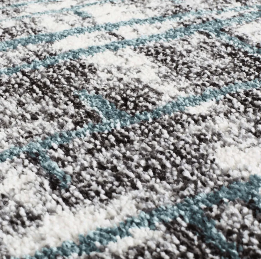 Tapis Wilton - Eystur (bleu)