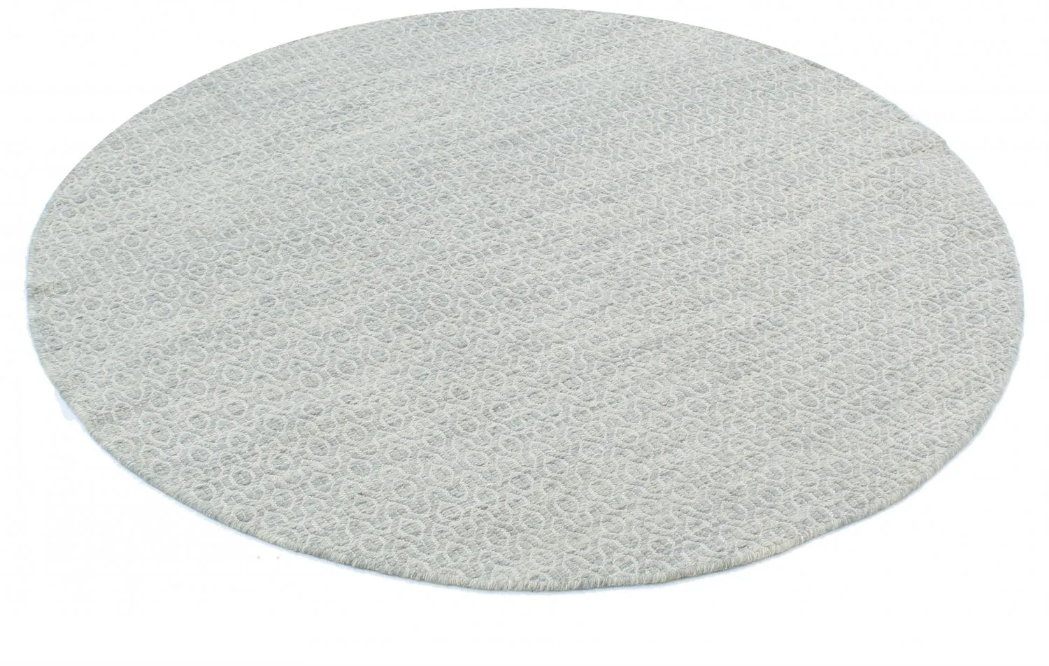 Tapis rond - Snowshill (gris/blanc)