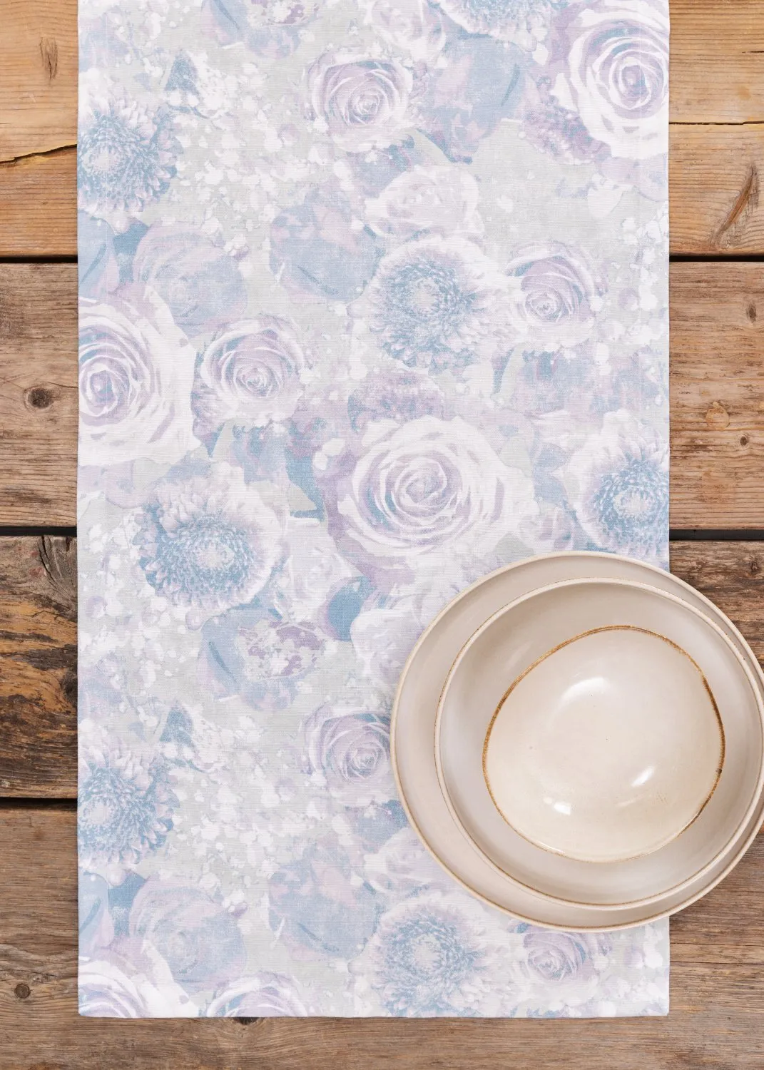 Chemins de table - Chemins Soft (bleu)