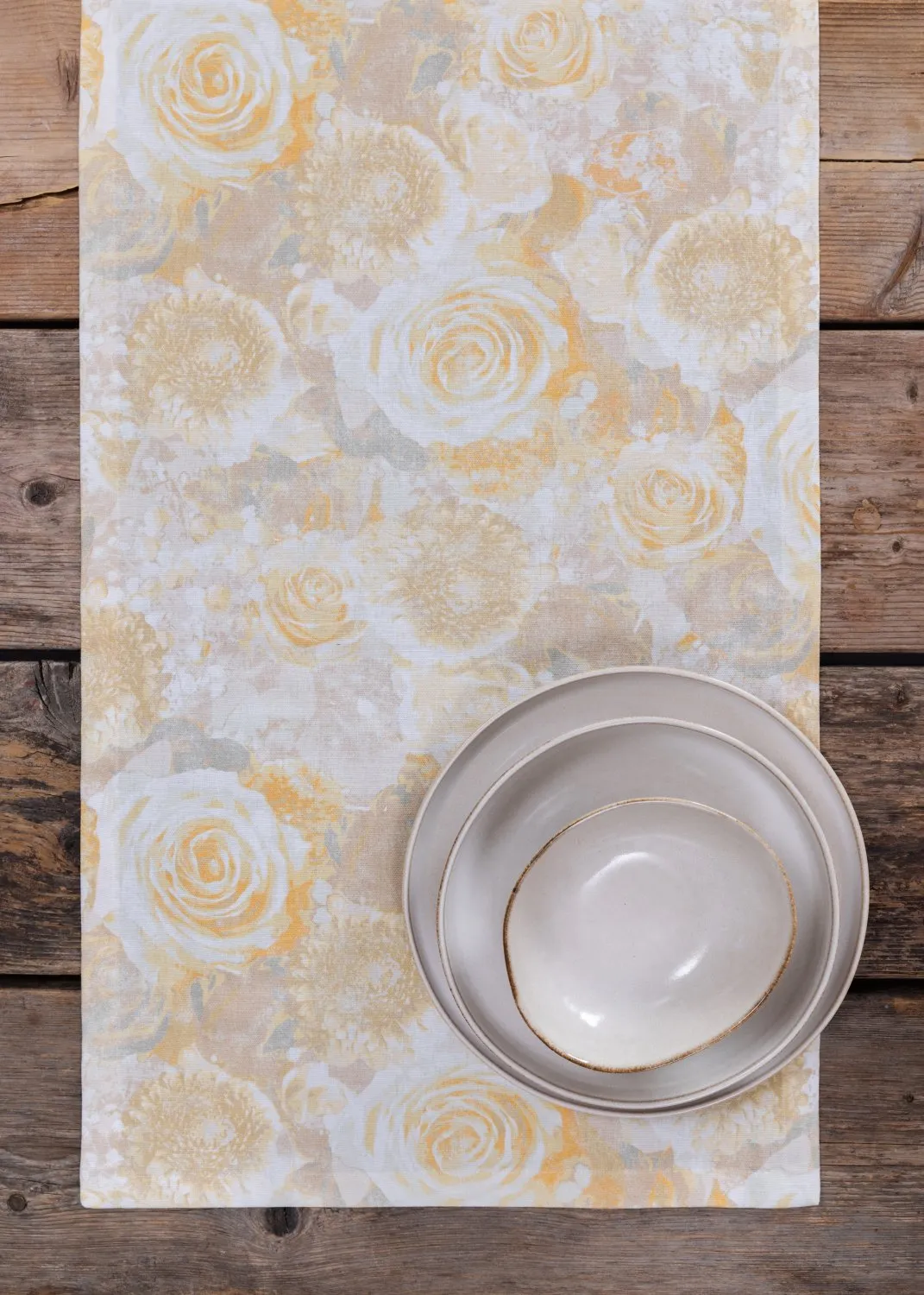 Chemins de table - Chemins Soft (jaune)