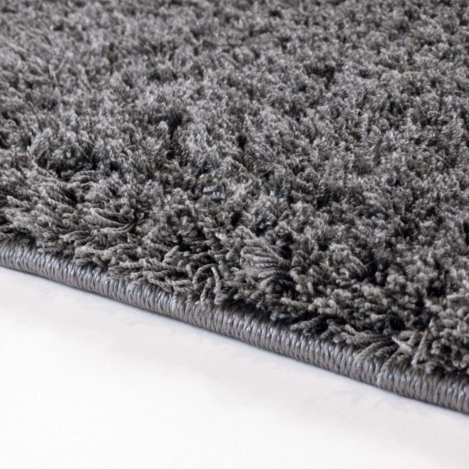 Tapis moelleux - Soft Shine (gris foncé)