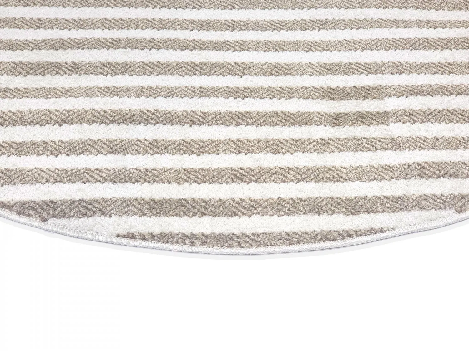 Tapis rond - Intérieur/Extérieur Baldwin (crème/beige)