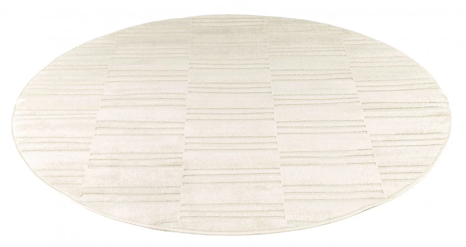 Tapis rond - Bronx (crème)