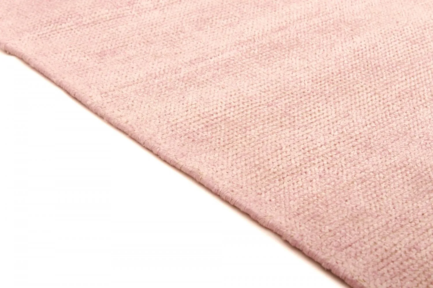 Tapis en soie de bambou - Faliraki (rose clair)