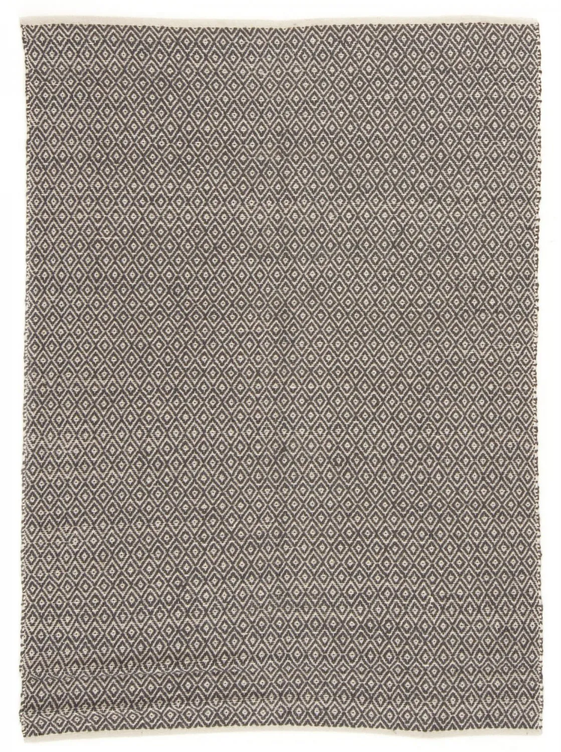 Tapis en jute - Puebla (noir/gris)