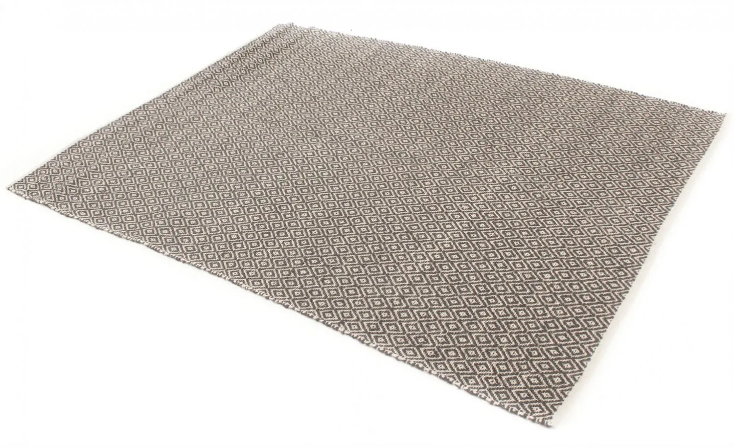 Tapis en jute - Puebla (noir/gris)