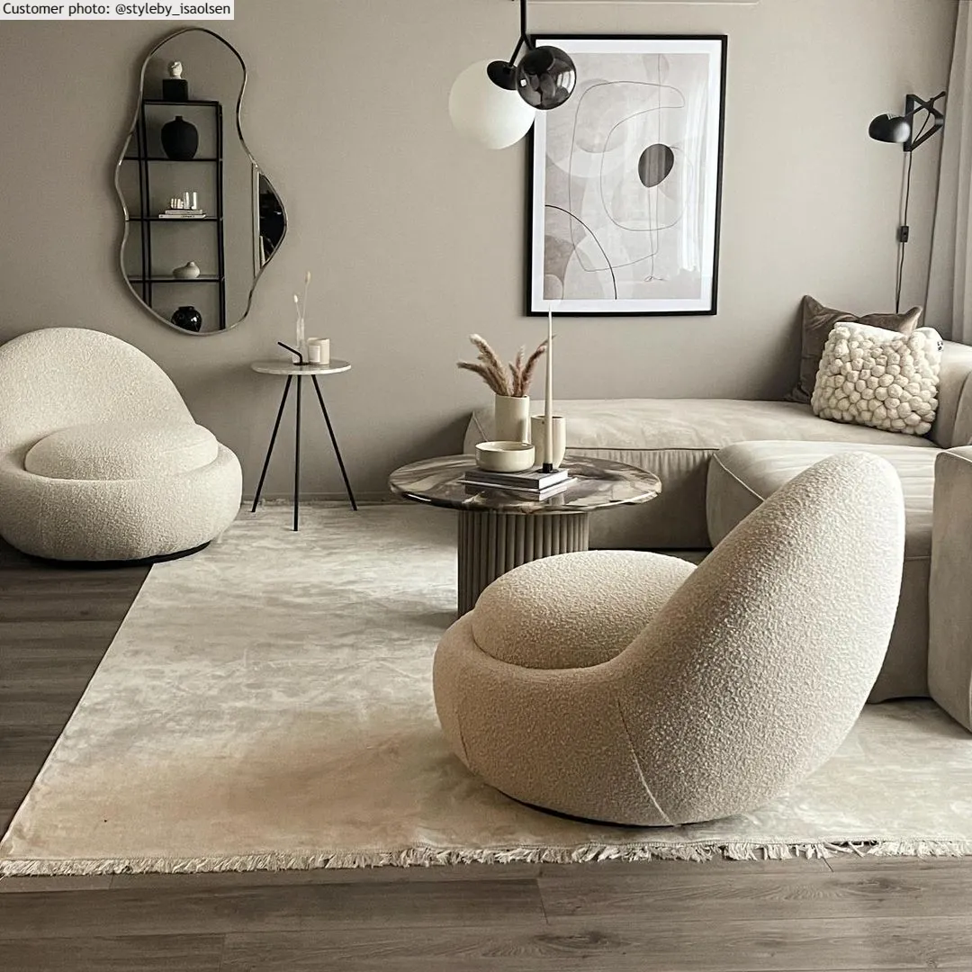 Tapis Wilton - Art Silk (gris clair/beige)
