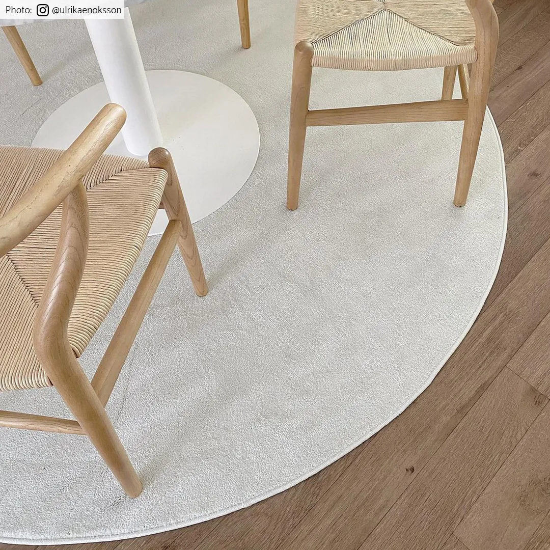 Tapis rond - Sunayama (blanc)