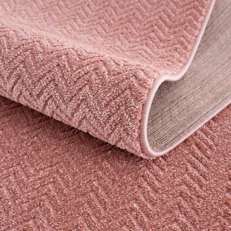 Tapis à poils longs - Pandora (rose)