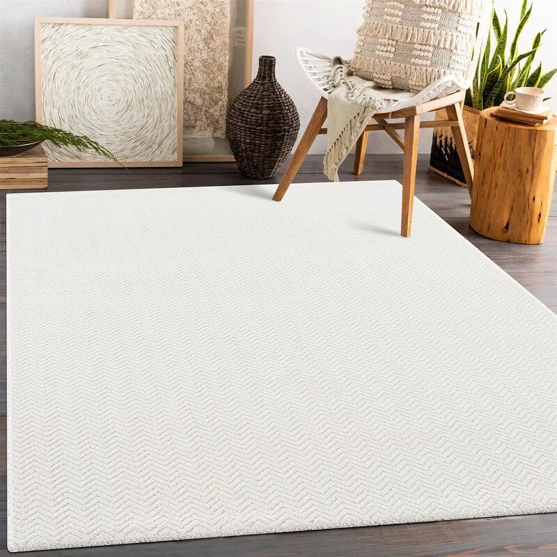 Tapis moelleux - Pandora (blanc)