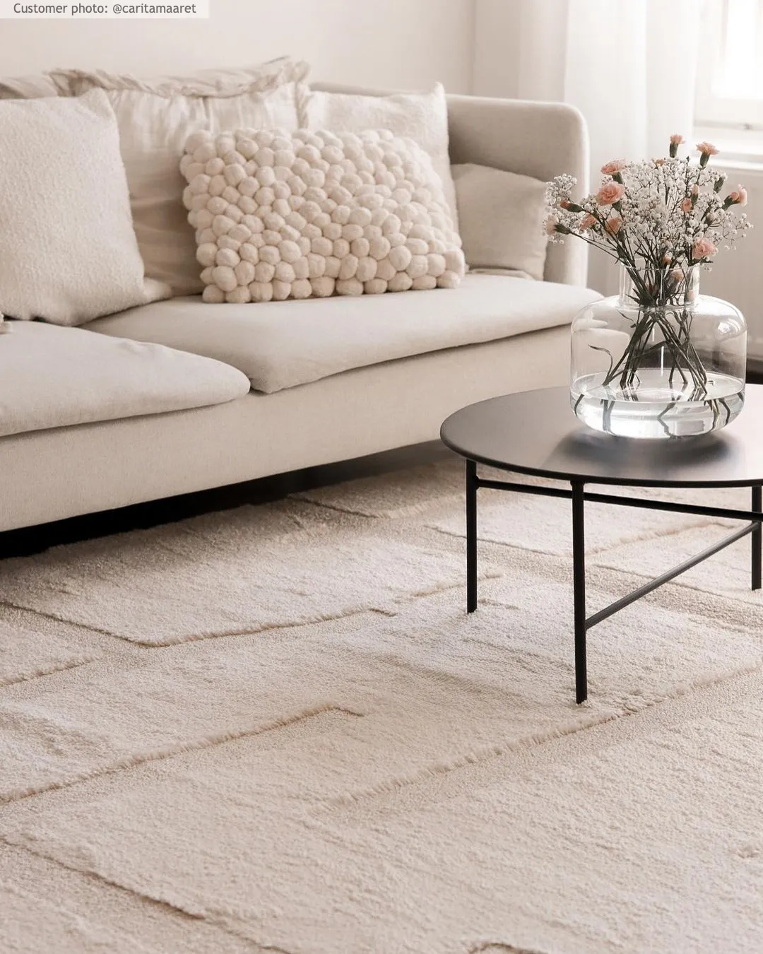 Tapis moelleux - Tillie (blanc cassé)