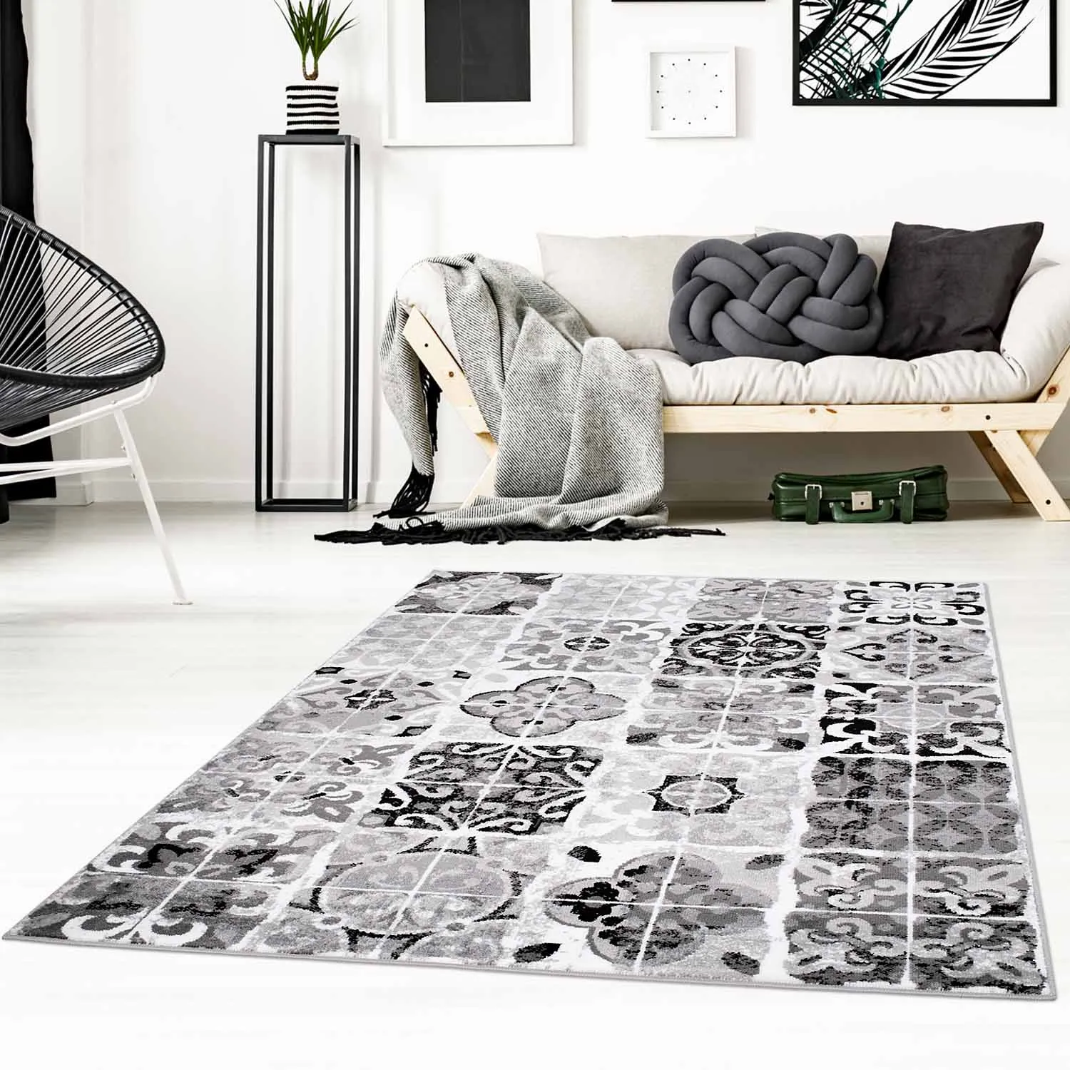 Tapis Wilton - Nebikat (gris)