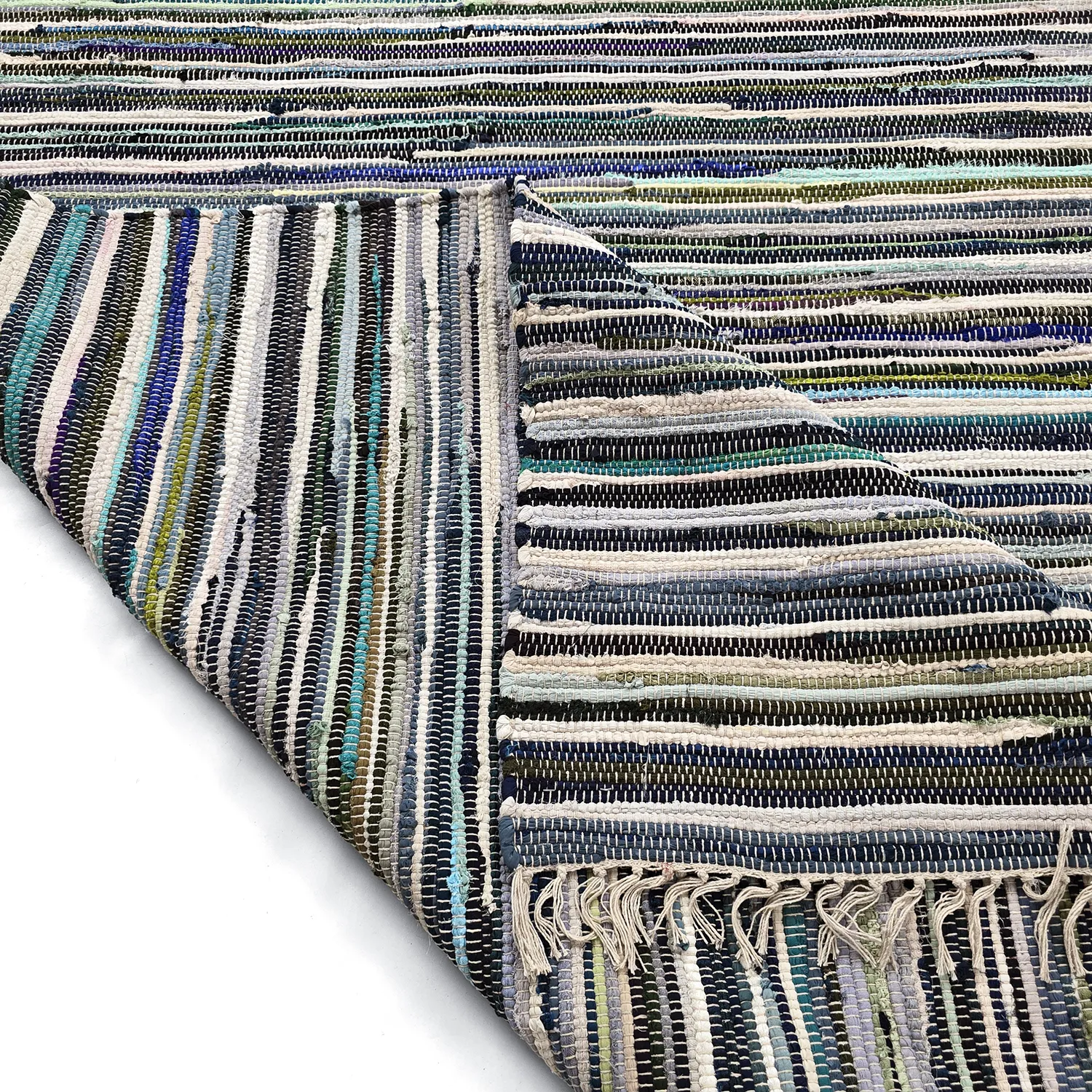 Tapis chiffons - Home (bleu/multicolore)