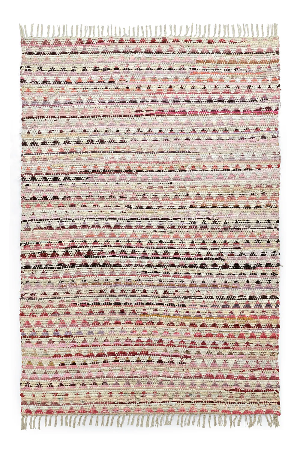 Tapis chiffons - Lindby (rose/multicolore)