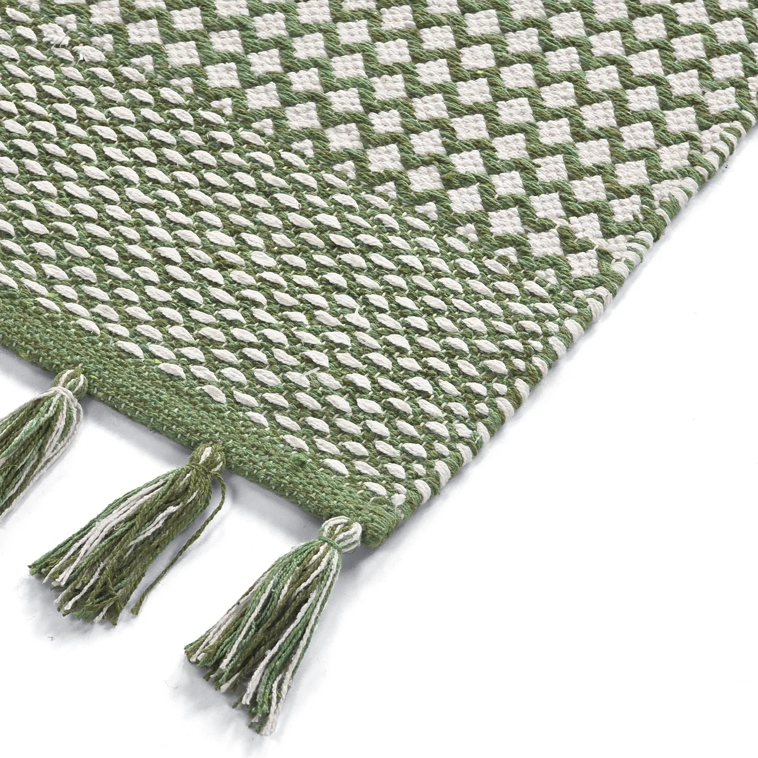 Tapis chiffons - Vinga (vert)