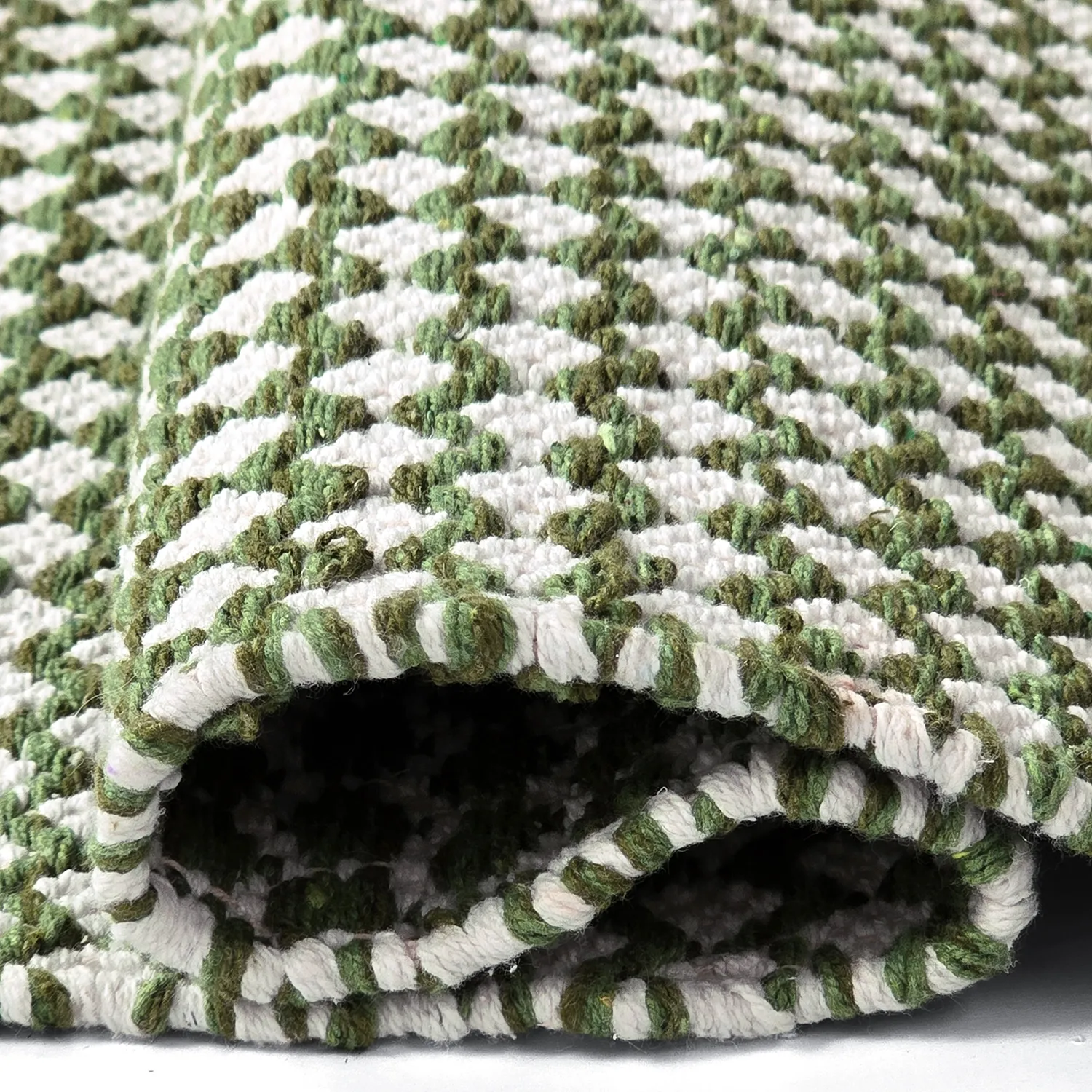 Tapis chiffons - Vinga (vert)