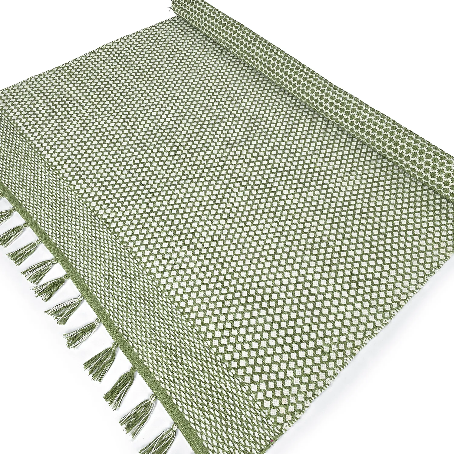 Tapis chiffons - Vinga (vert)