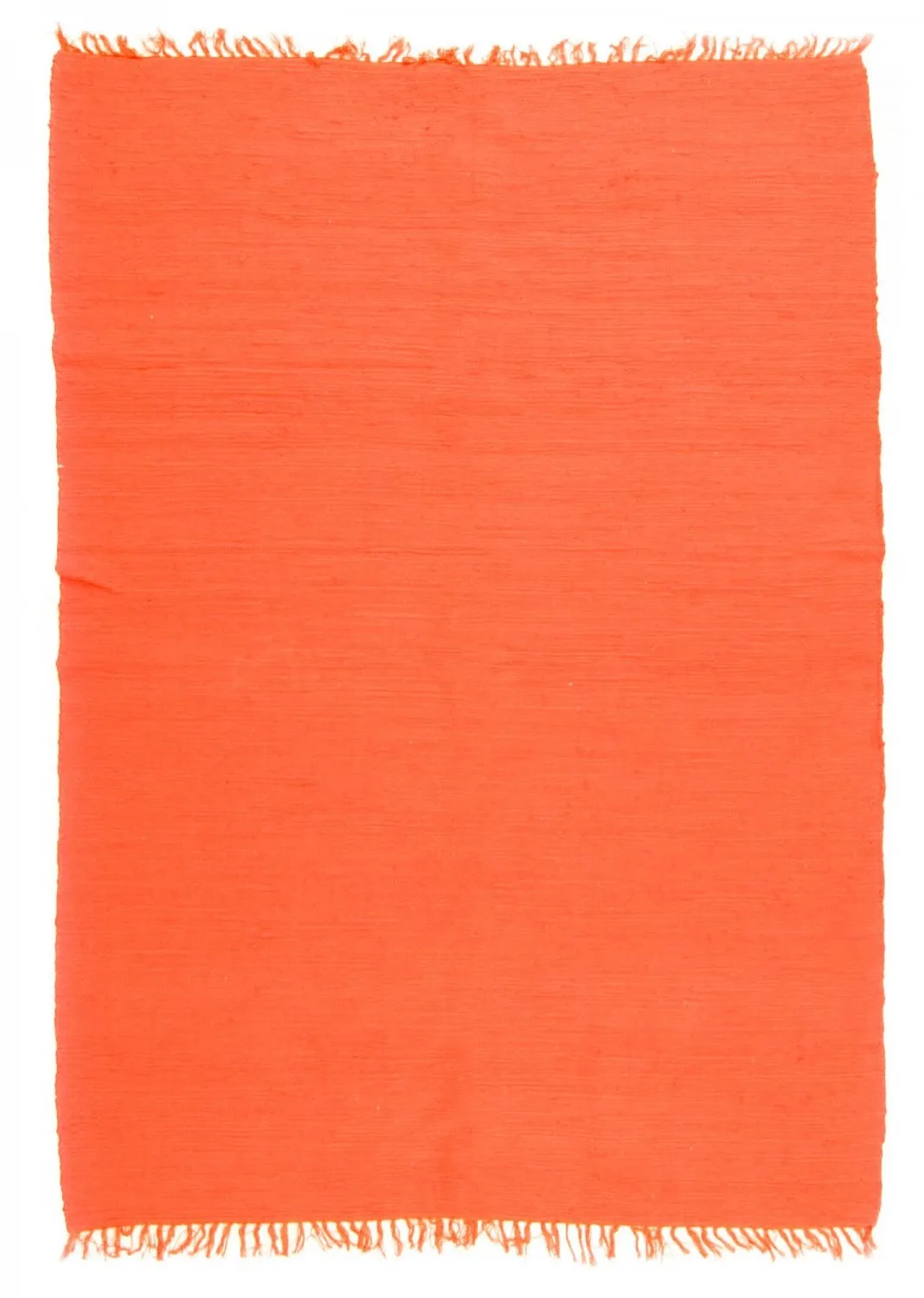 Tapis en chiffons - Silje (orange)