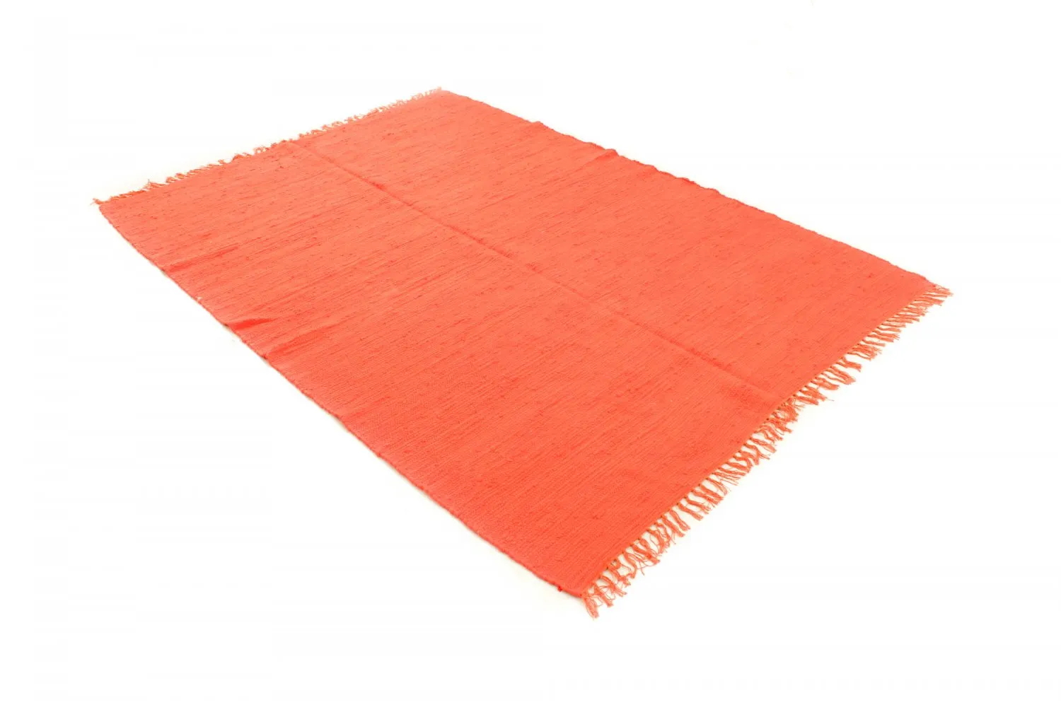 Tapis en chiffons - Silje (orange)
