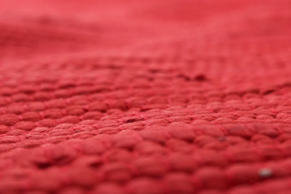 Tapis en patchwork - Silje (rouge)